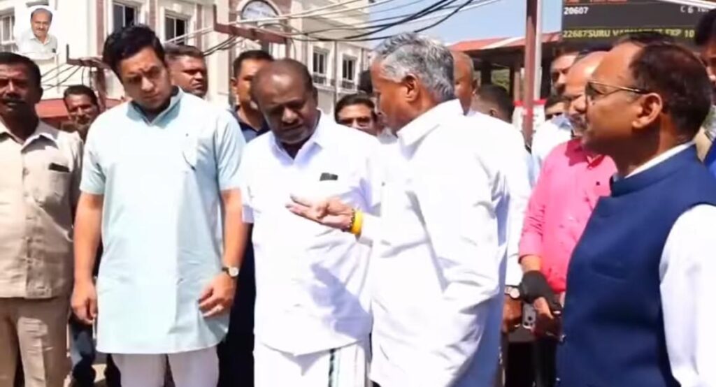 ಬೆಂಗಳೂರು–ಮೈಸೂರು ಮಾರ್ಗಕ್ಕೆ ಇನ್ನಷ್ಟು ವೇಗ ಮತ್ತು ಸುಧಾರಣೆ : ಕುಮಾರಸ್ವಾಮಿ ಮೈಸೂರು ವಿಭಾಗದಲ್ಲಿ ಕಾಮಗಾರಿಗಳು ಶೀಘ್ರ ಪೂರ್ಣಗೊಳ್ಳಲಿದೆ: ಸೋಮಣ್ಣ