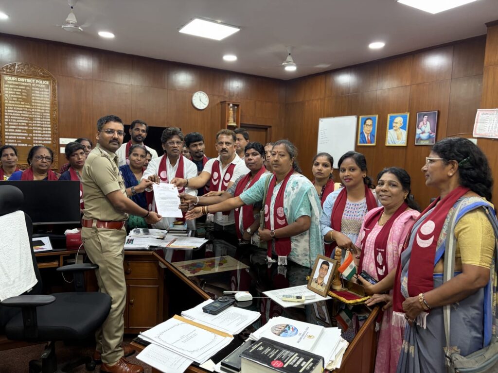 ಲಾವಣ್ಯ ಹತ್ಯೆ ಪ್ರಕರಣಕ್ಕೆ ಕಠಿಣ ಶಿಕ್ಷೆ ವಿಧಿಸುವಂತೆ ಉಡುಪಿ ಜಿಲ್ಲಾ ಪೊಲೀಸ್ ವರಿಷ್ಠಾಧಿಕಾರಿಗೆ ತುಳುನಾಡ ರಕ್ಷಣಾ ವೇದಿಕೆ ಮಹಿಳಾ ಘಟಕದಿಂದ ಮನವಿ